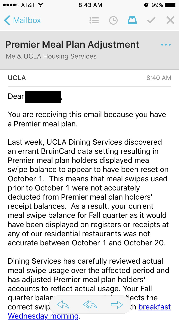 How Many Swipes Students Lost In UCLA Housing s Meal Plan Deduction The Stack